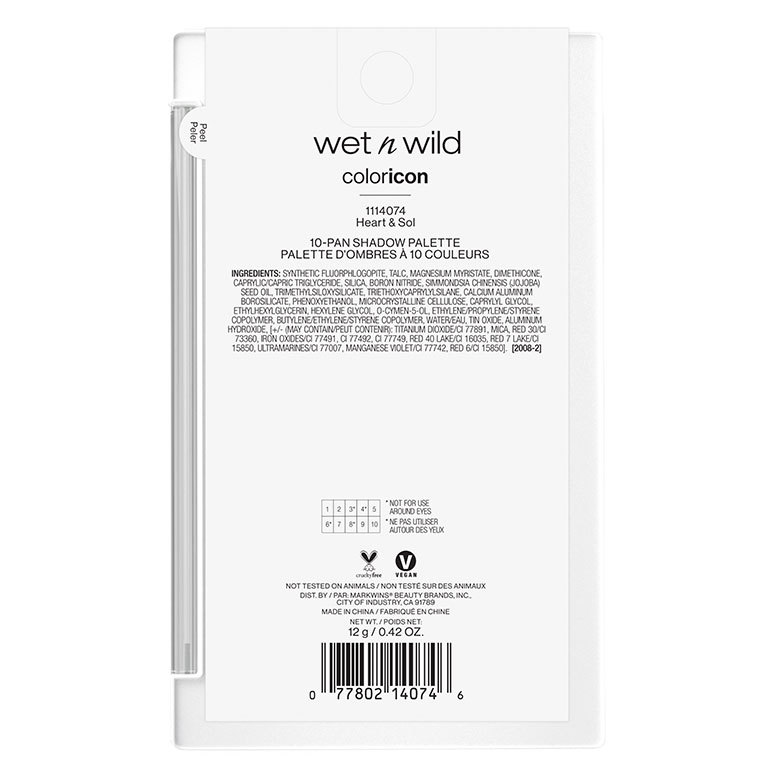 Wet n Wild 10-Pan Palette Heart & Sol 12g