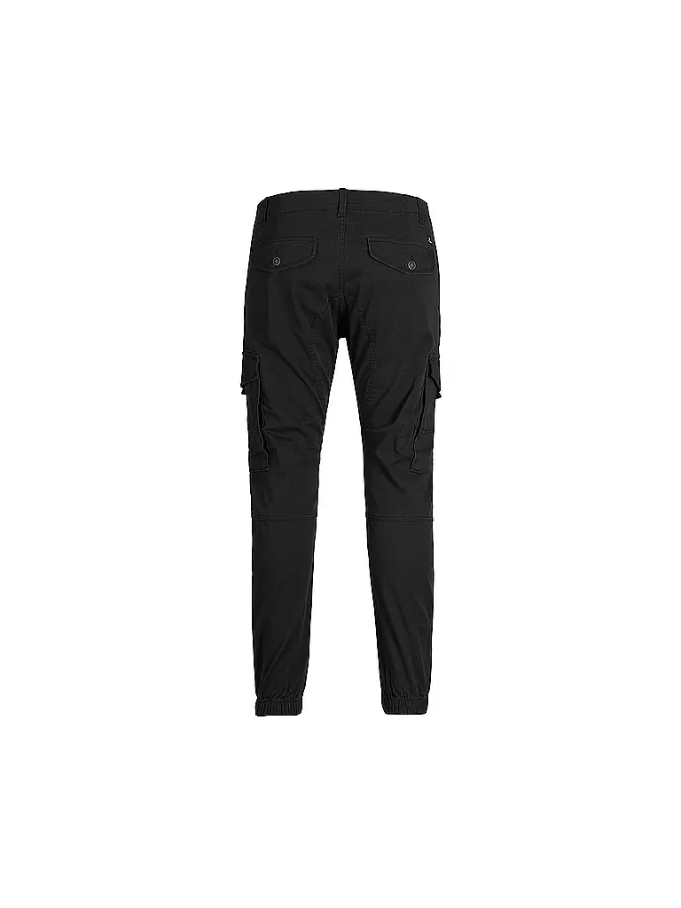 JACK & JONES Jungen Cargohose Slim Fi  JPSTPAUL  schwarz