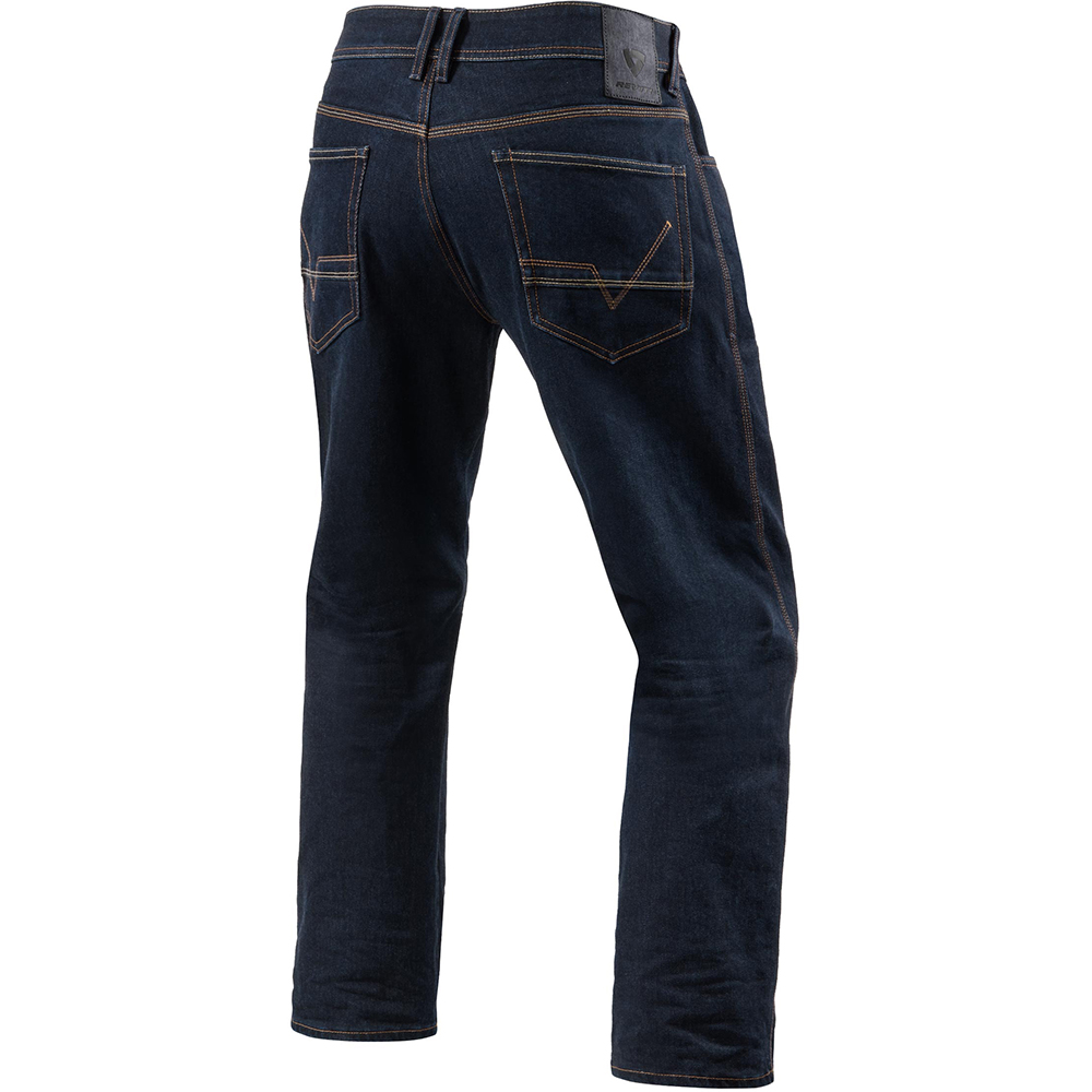 Rev'it - Jean Philly 3 LF - court Bleu foncé