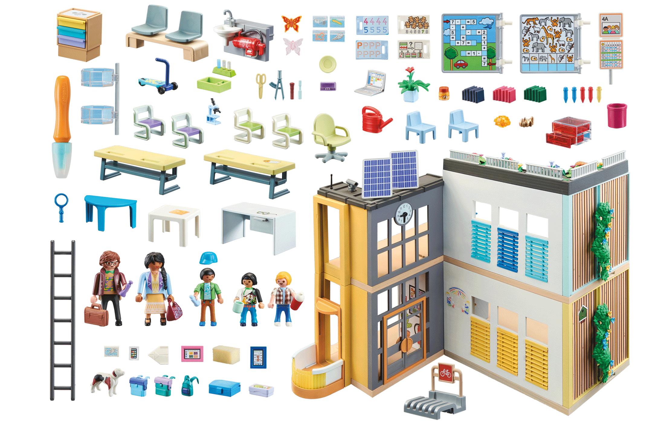 City Life Grosse Schule 71327Grosses Spielfiguren-Set