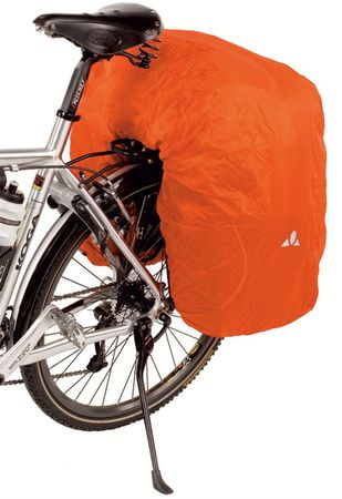 REGENÜBERZUG DREIFACHTASCHEN mit Reflektoren, orange  orange