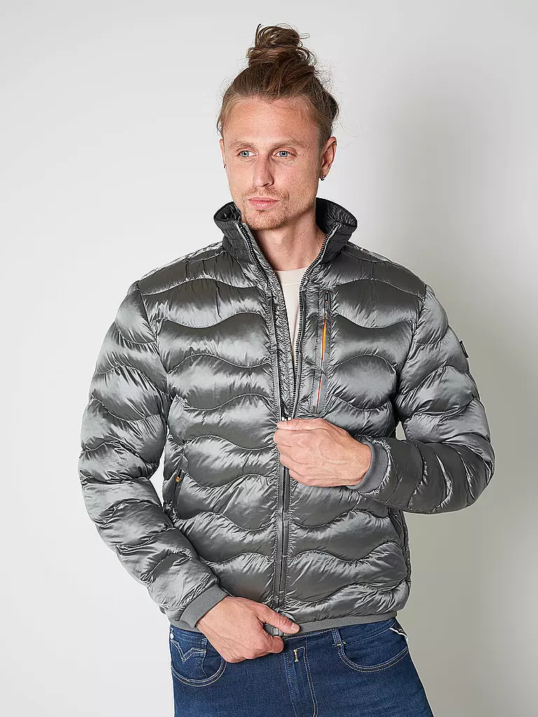 WELLENSTEYN Leichtsteppjacke  grau