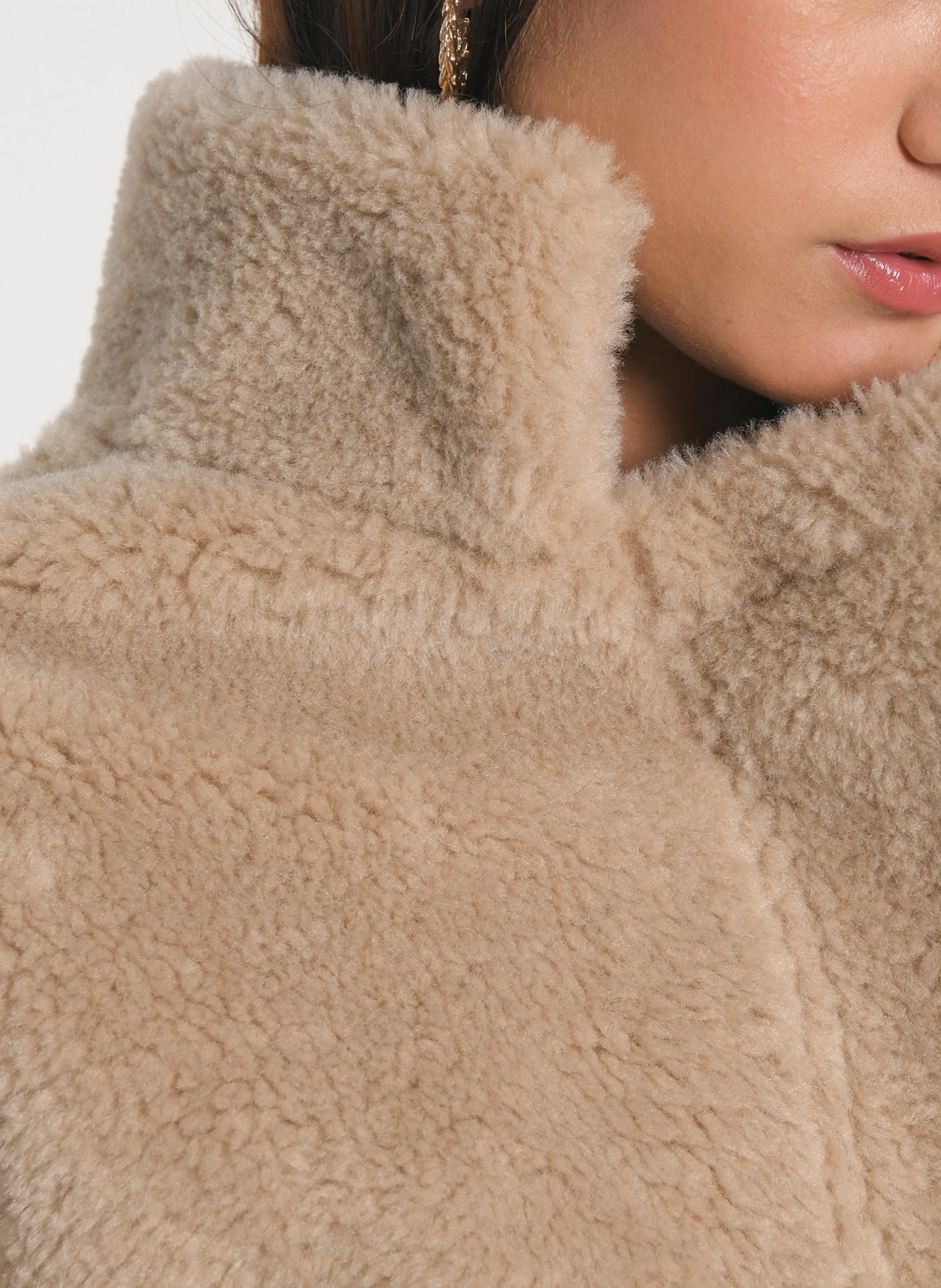 KAREL - Veste col montant | Beige