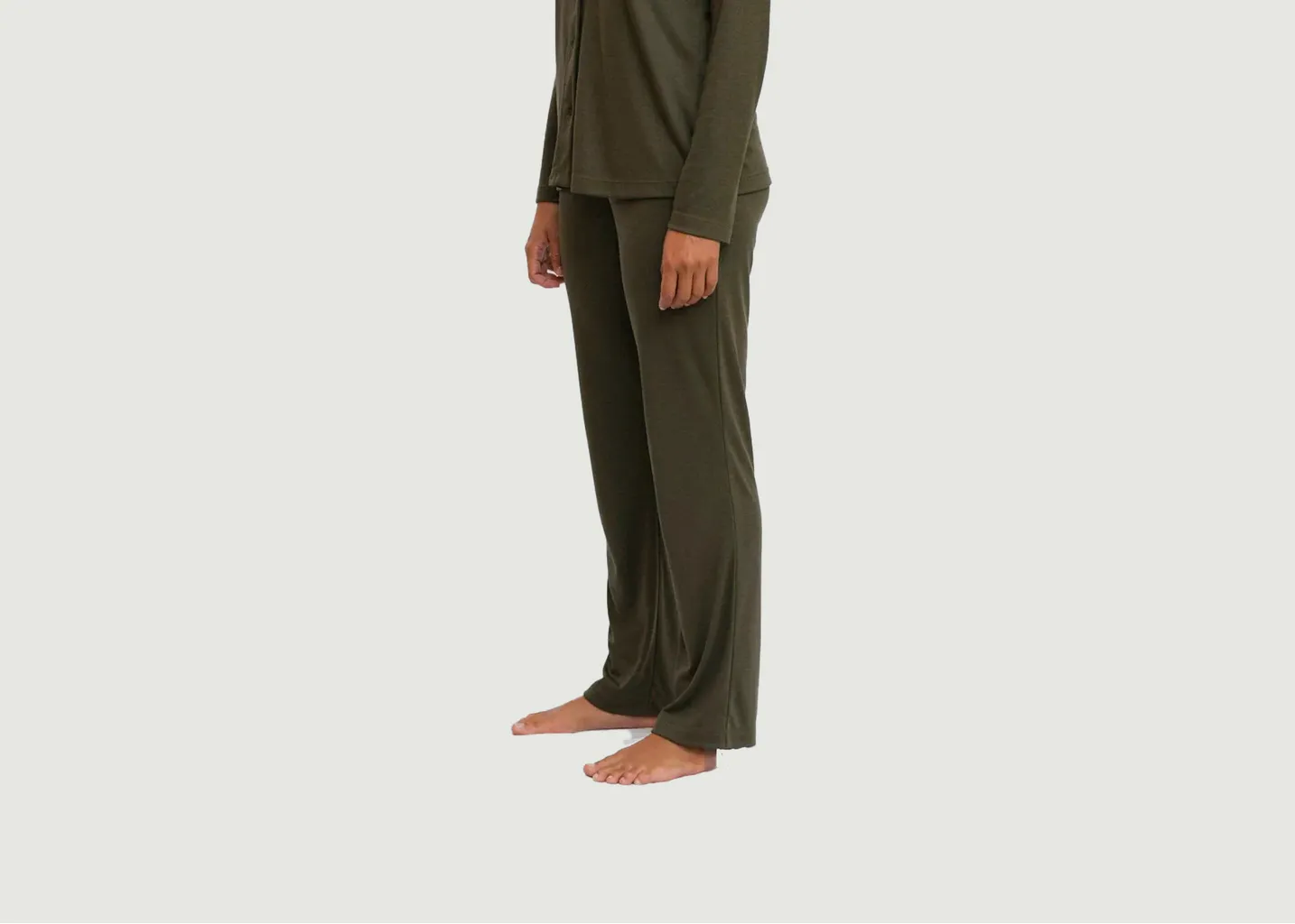 Pantalon de pyjama uni en tencel et coton bio Angarde