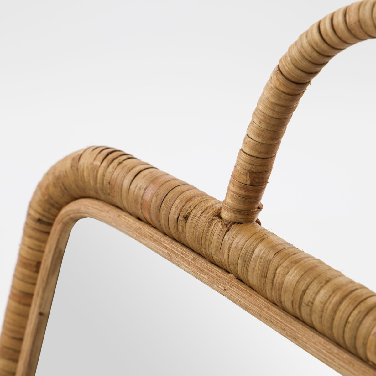 Meraki - Spejl Til Væg - Baki - Rattan - Natural - 36X24 CM