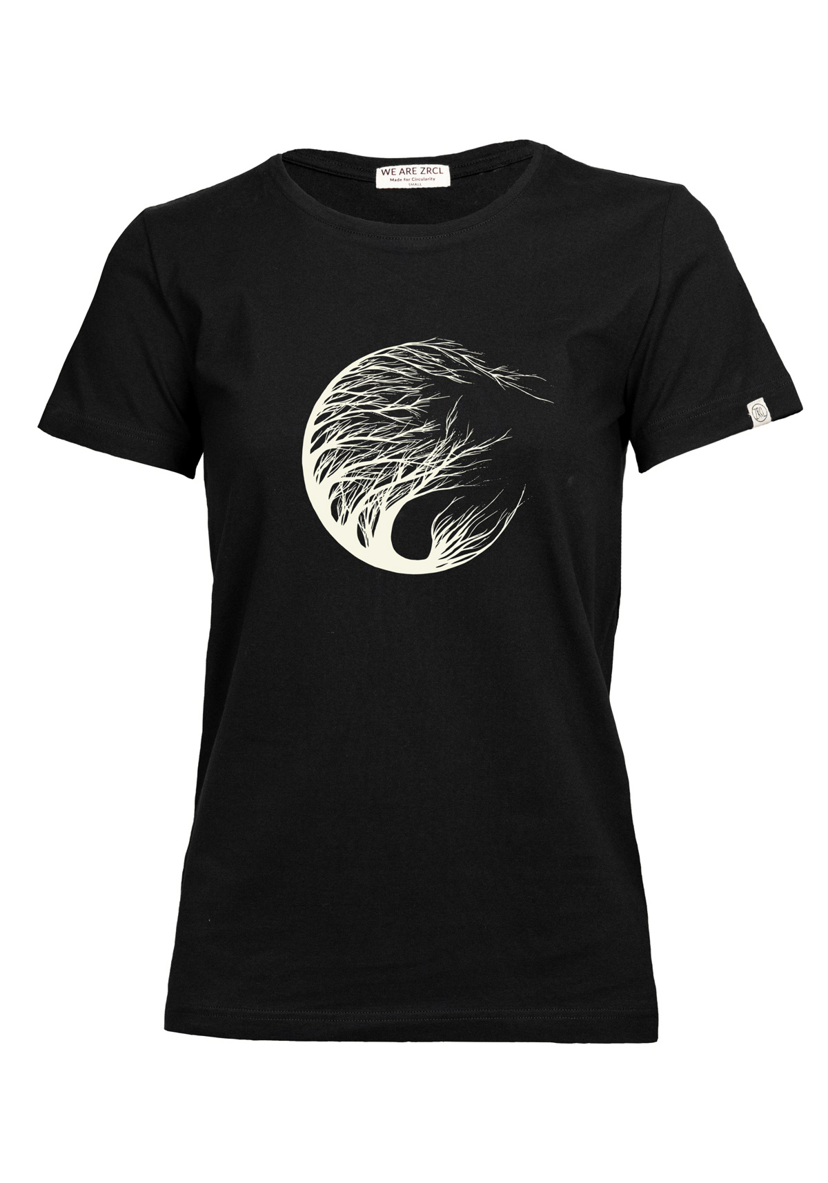 WE ARE ZRCL Damen-T-Shirt Luisa Circle Tree Black
