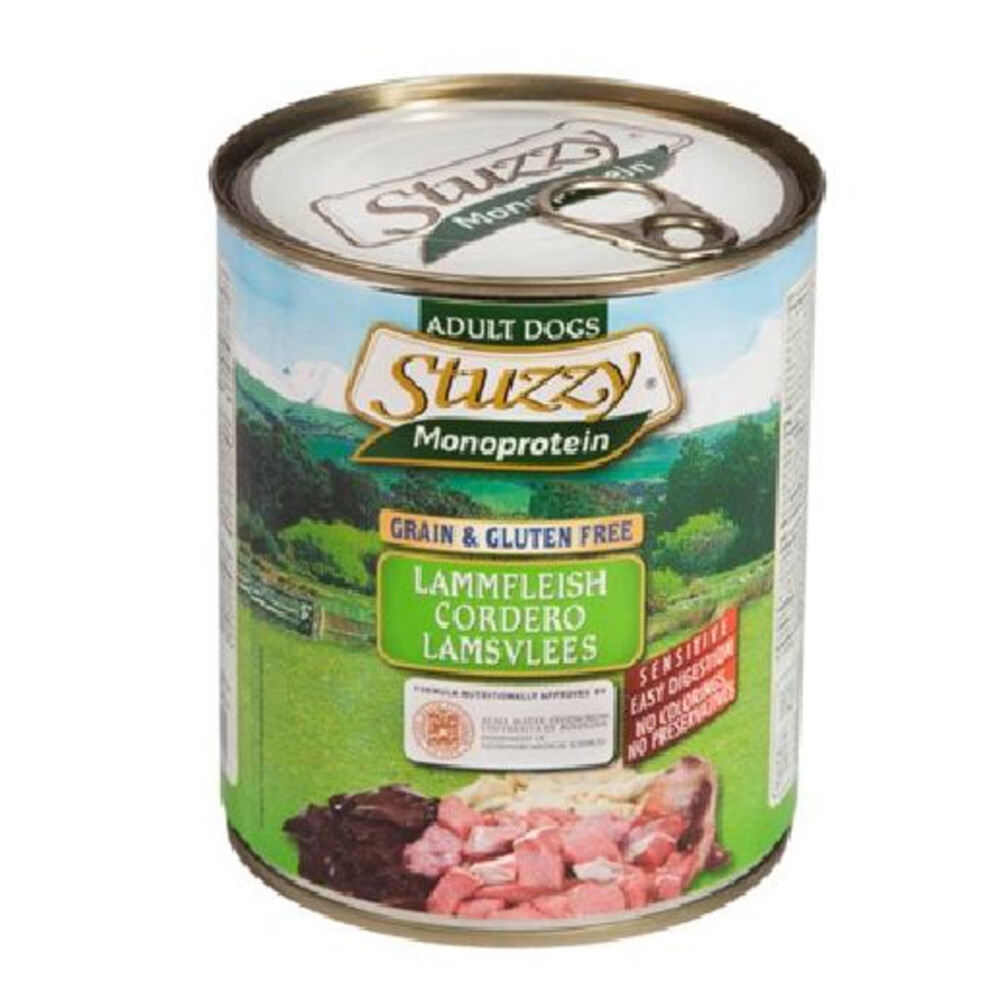 6x Stuzzy Hondenvoer MonoProtein Lam800 gr
