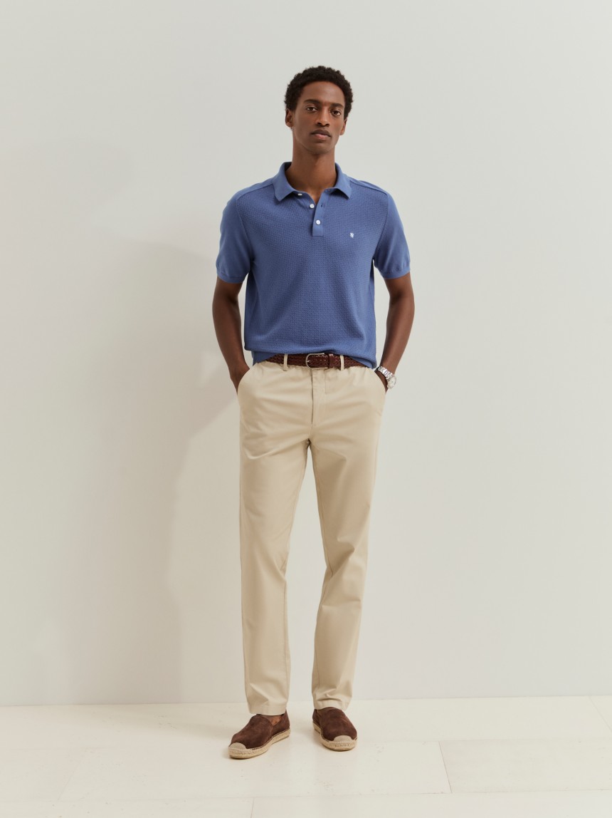 Calças chino regular fit