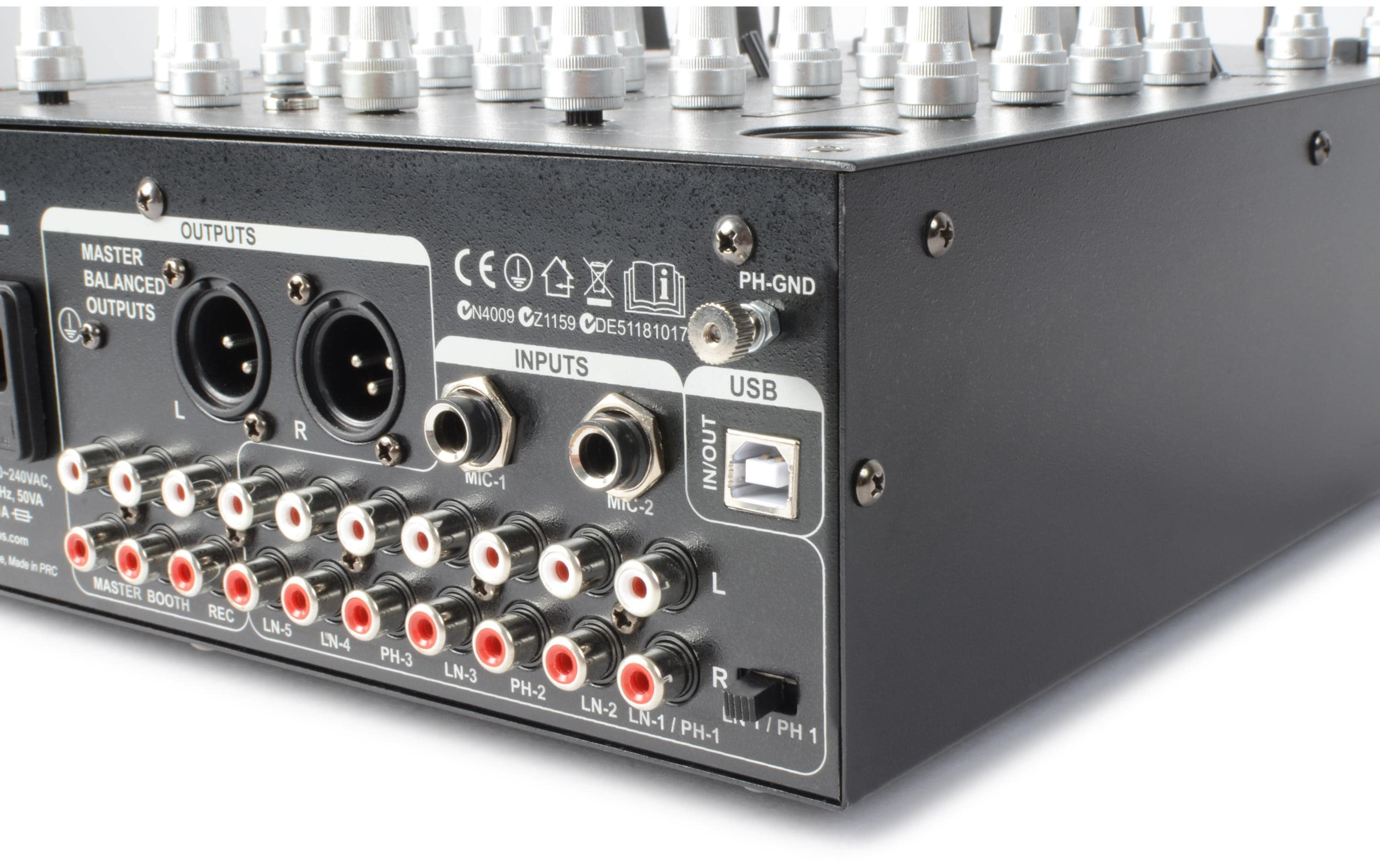 Mischpult STM-7010<br>4-Kanal Mischpult