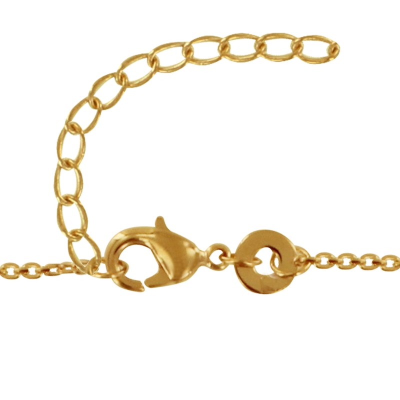 Collier Plaqué Or Petites Breloques Rondes