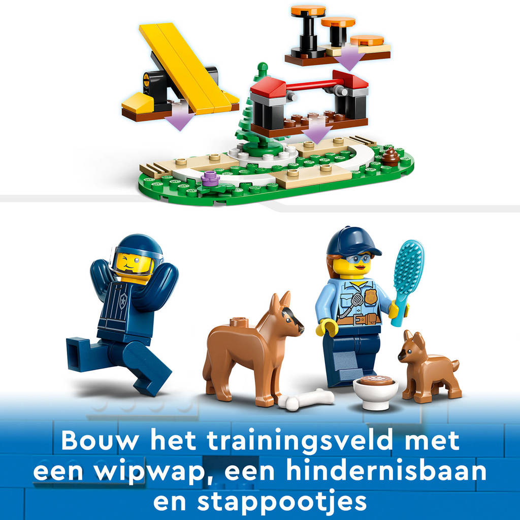 TrainingPolitie Mobiele training voor politiehonden, Speelgoed voor Kinderen 60369