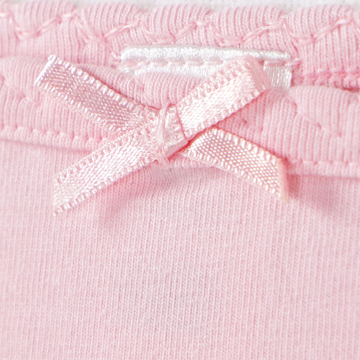 Topolino 3 Mädchen Slips mit Zierschleifen rosa / weiss / dunkelrosa