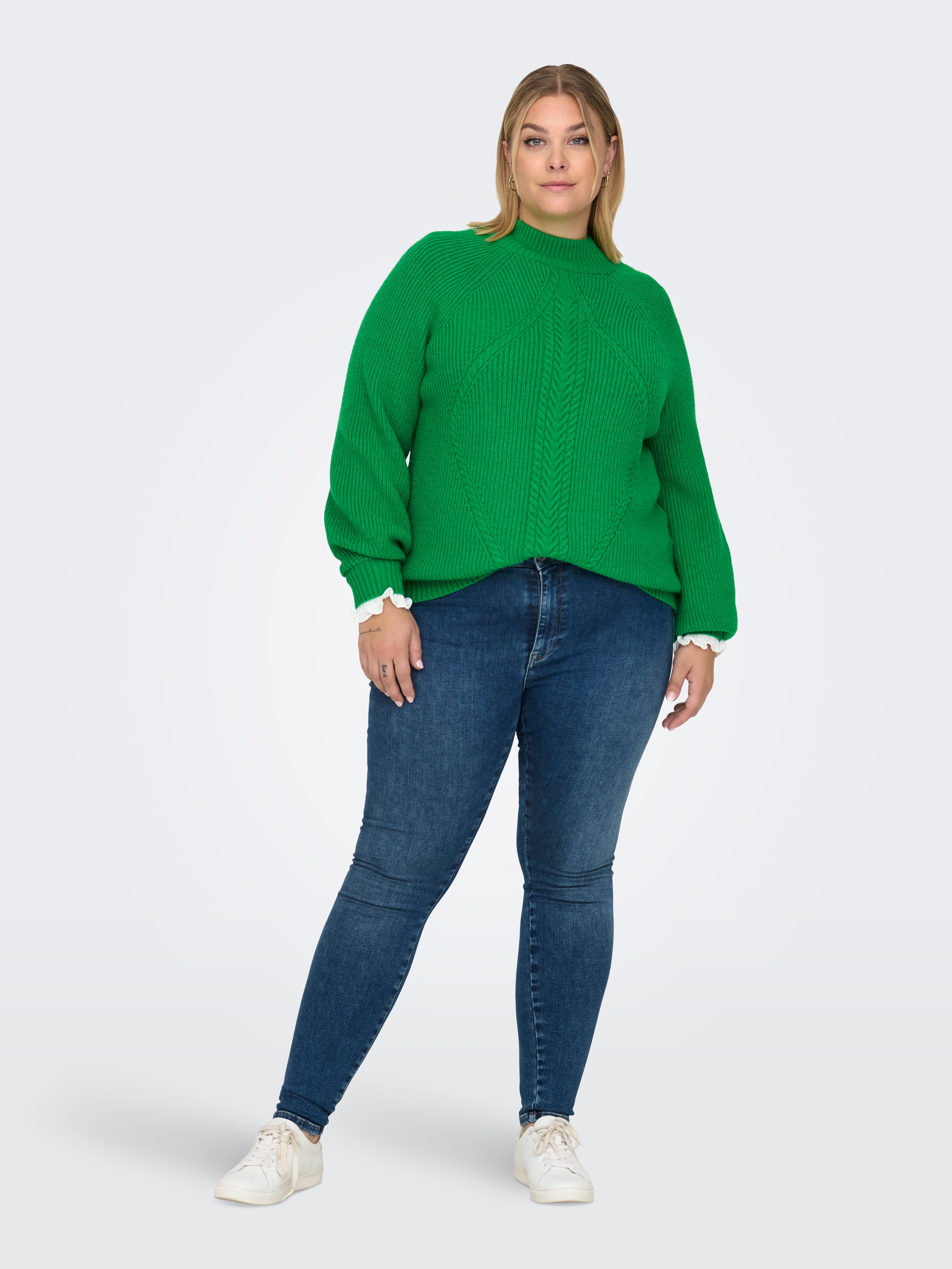 CARKATIA Strickpullover Green Bee