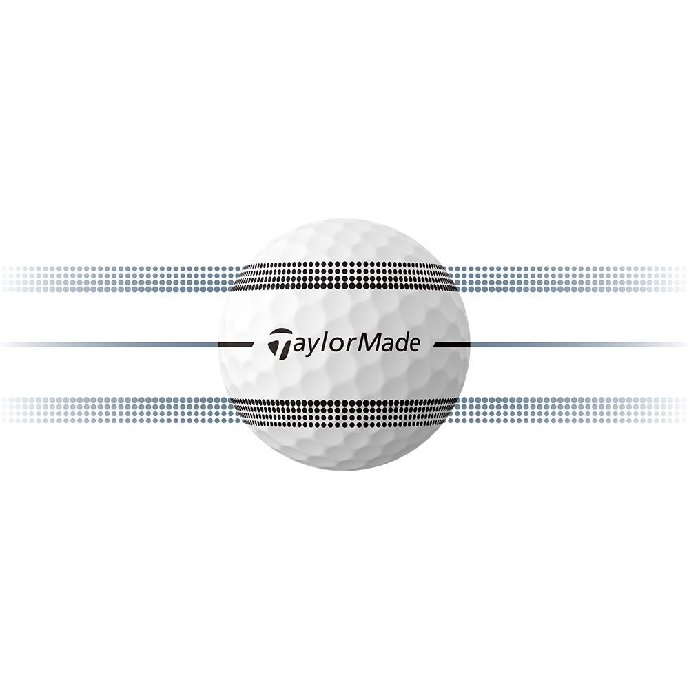 TP5 Stripe Golfball Hvit