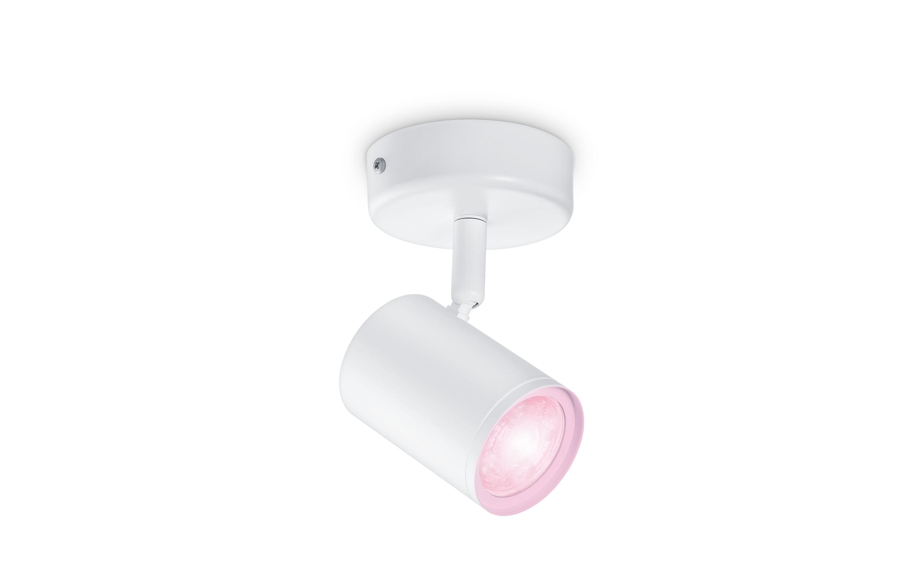 IMAGEO 1er Spot Tunable White & Color Deckenleuchte WeissSmartes Leuchtmittel, steuerbar über Bluetooth, Matter, WLAN