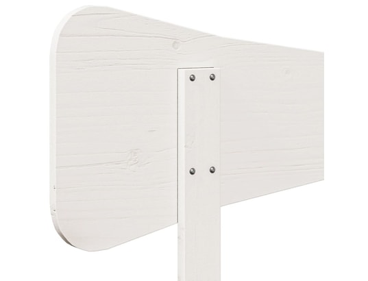 VIDAXL - Tête de lit blanc 200 cm bois massif de pin