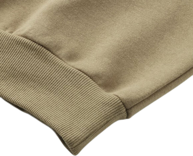 Carite Oversized Crop hættetrøje Brun