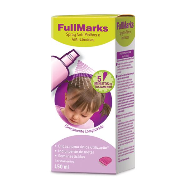 Fadiamone Fullmarks Spray Anti-Piolhos e Anti-Lêndeas 150ml