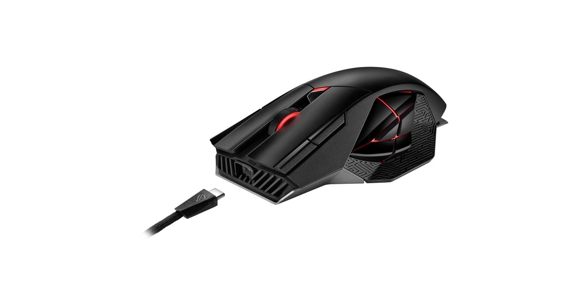 ASUSROG Spatha X gaming muis  (Zwart, 19000dpi)