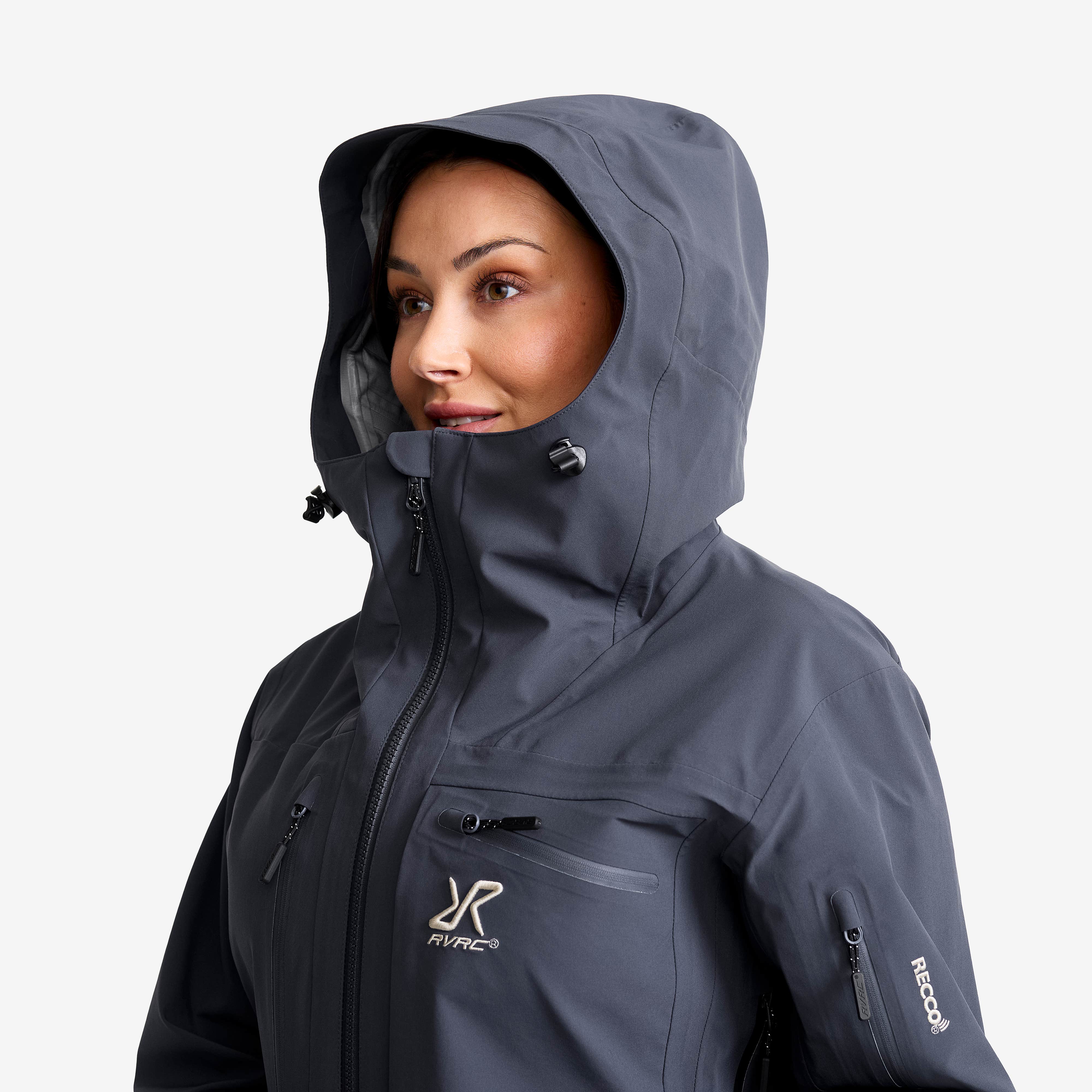 Cyclone Long 3L Jacket Dame India Ink