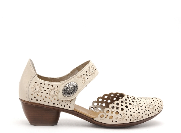 Rieker escarpins femme 43753 beige