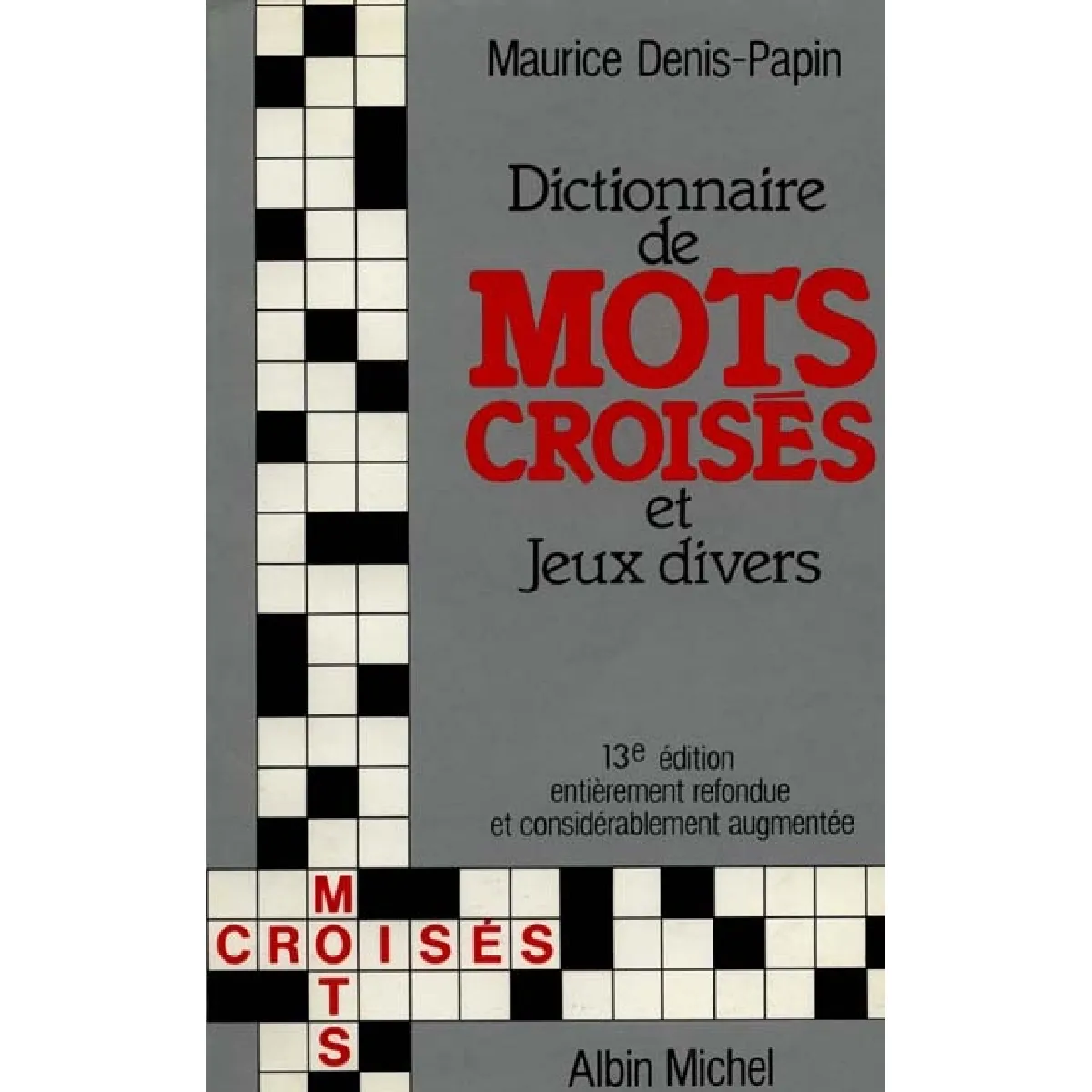 Dictionnaire des mots croisés · Occasion