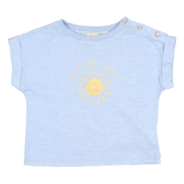 Búho T-shirt Soleil | Bleu ciel