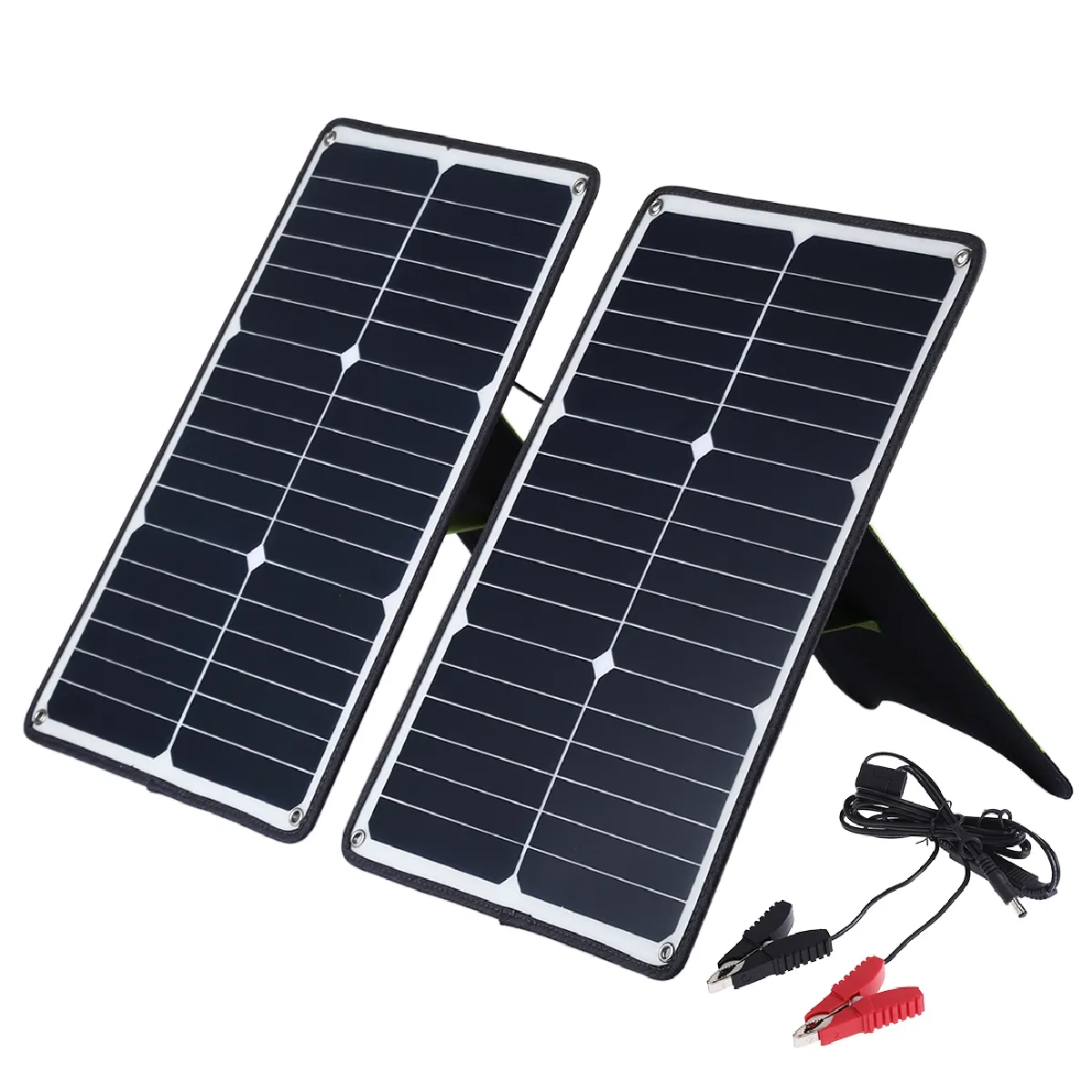 Yonis Kit Portable à 2 Panneaux Solaires 40W
