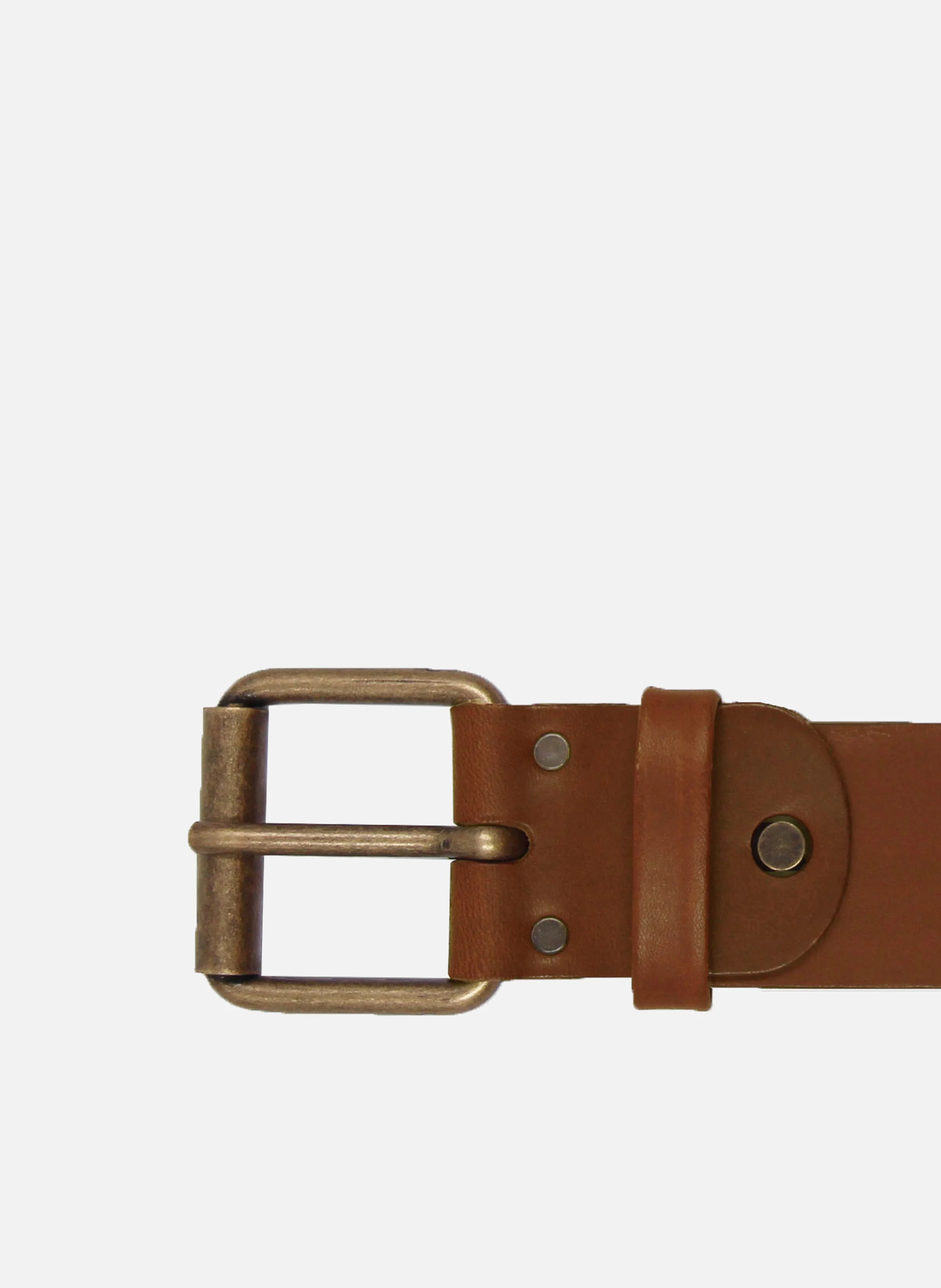 Ceinture week-end cuir lisse | Marron