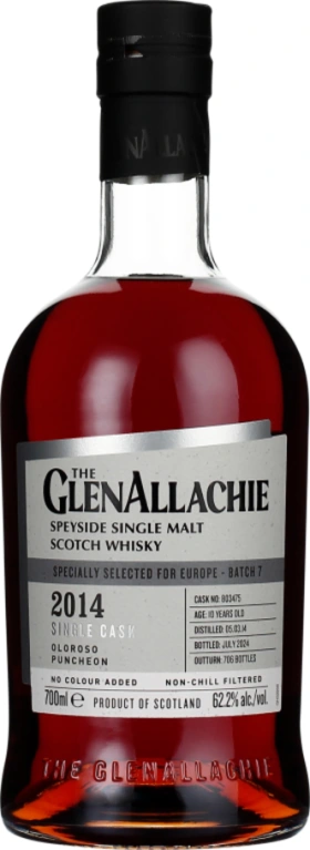 GLENALLACHIE 10 YEARS 2014 OLOROSO PUNCHEON 70CL