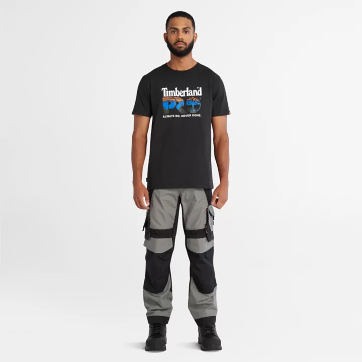 T-shirt à logo Timberland PRO Core pour homme en noir