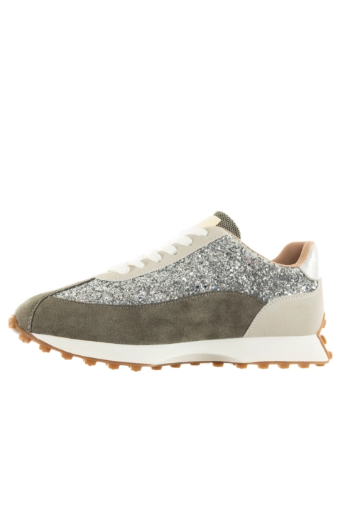 Baskets basses vanessa wu faustine gris