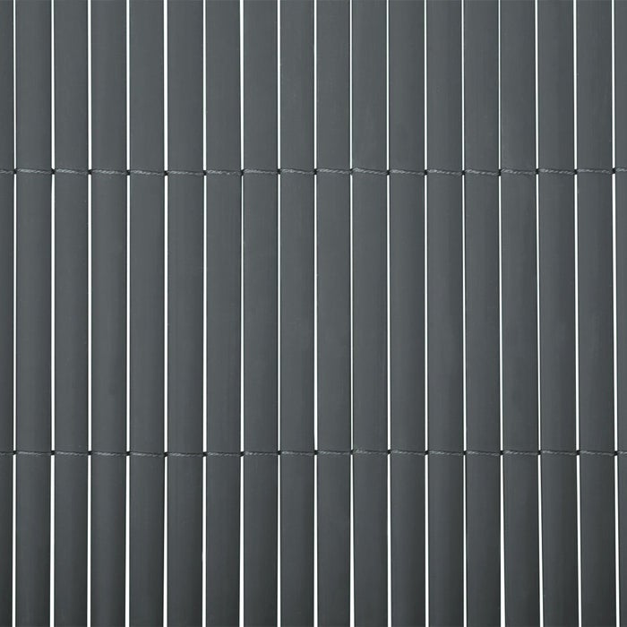 PVC privacyscherm - extra ondoorzichtig - decoratie voor balkonleuningen - grijs / 120 x 300 cm