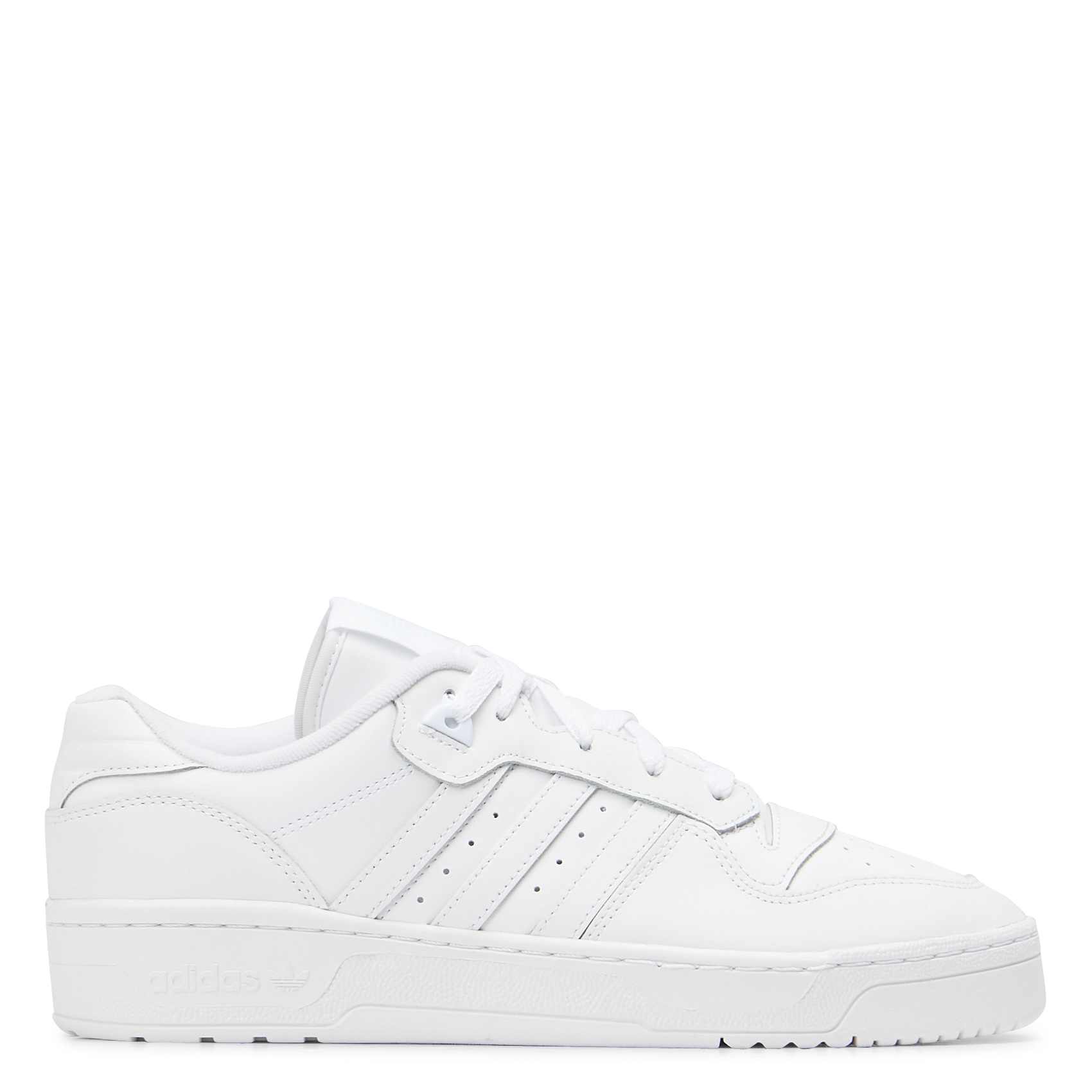 RIVALRY LOW - Baskets basses à lacets en cuir| Blanc