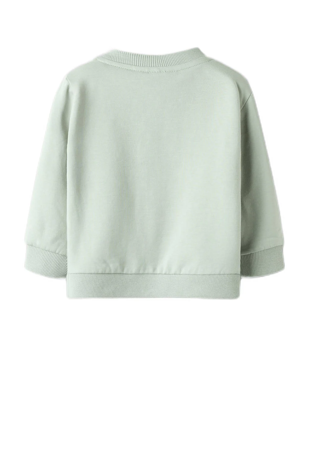NAME IT BABY sweatvest lichtgroen