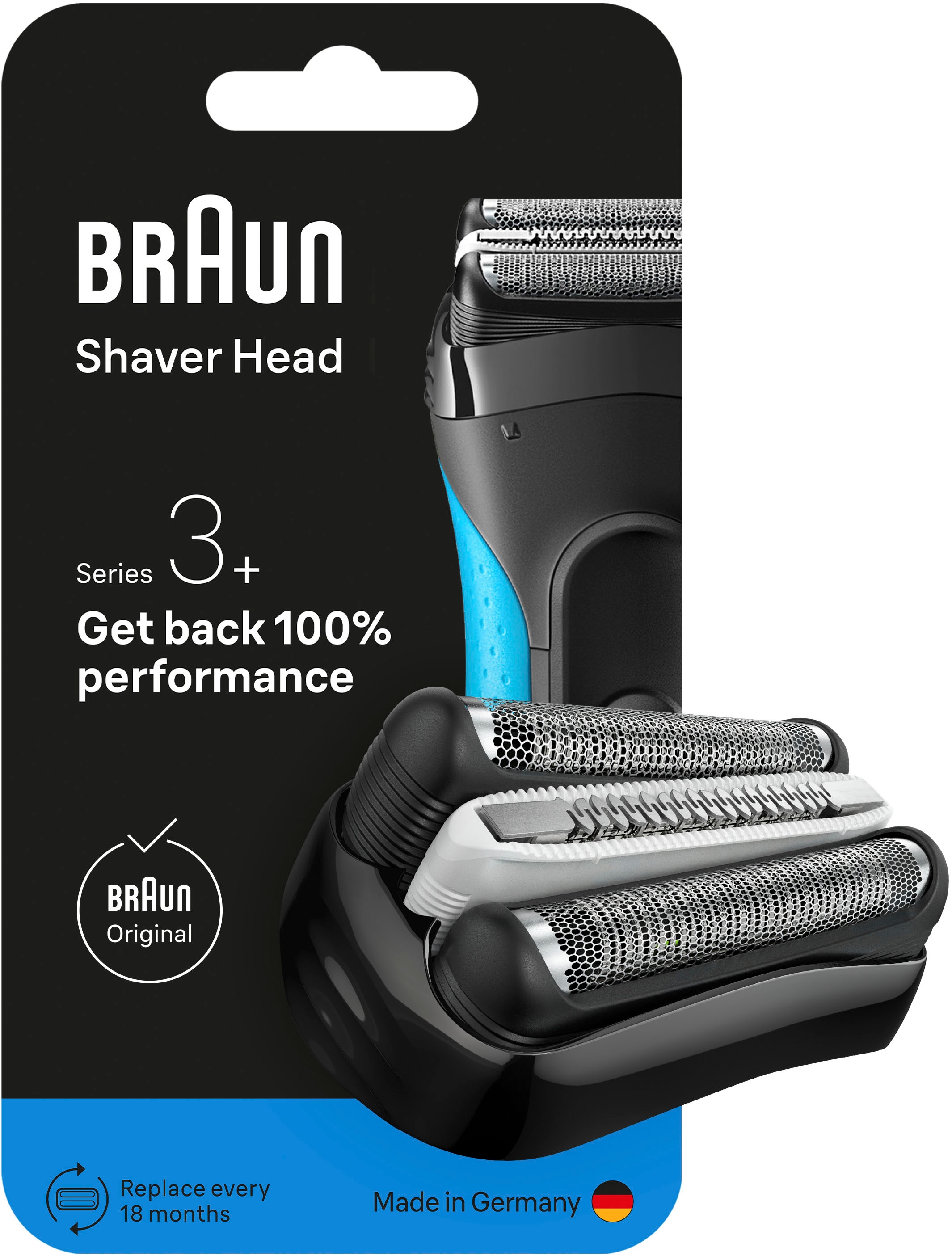 Braun Ersatzscherkopf »Series 3+ 32B« Kompatibel mit Series 3+ and Series 3 ProSkin Rasierern
