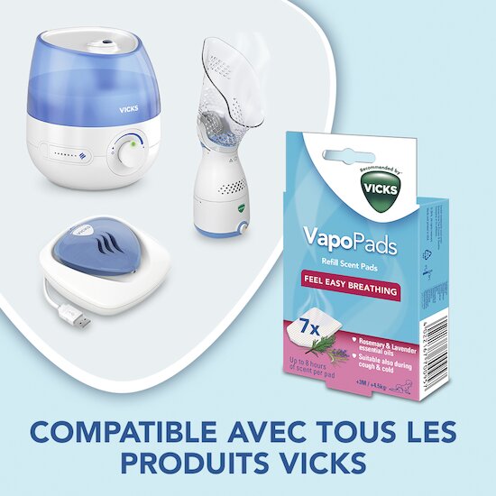VapoPads Romarin & Lavande - tablettes aux huiles essentielles    Romarin-lavande        de               Vicks