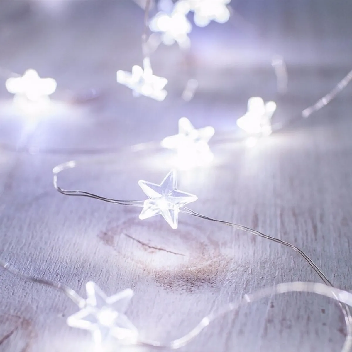 Wewoo Guirlande LED Fil Cuivre - Étoile