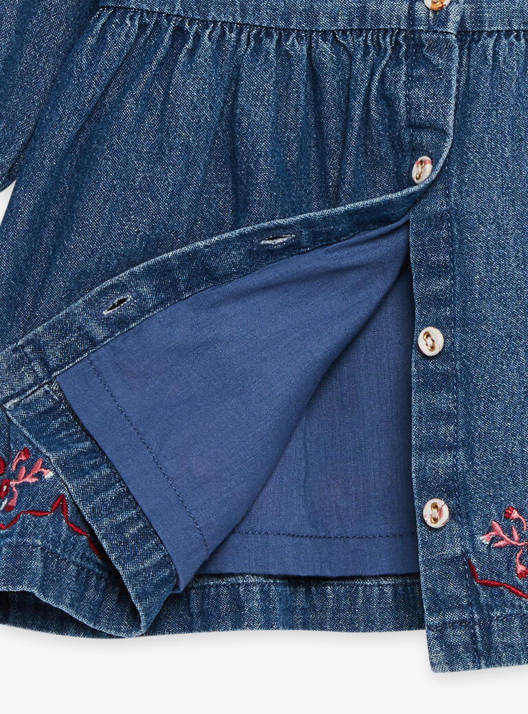 Robe bleue en jean