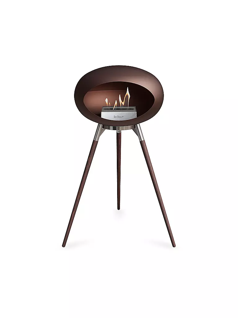 LE FEU Kamin 79cm GROUND HIGH Dunkelbraun  braun
