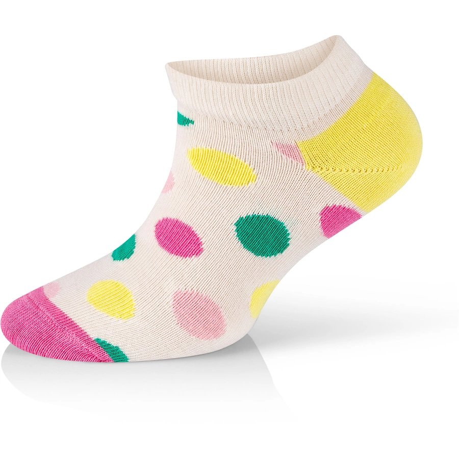 Happy Socks Sneakersocken 4-Pack Kids Low Daisy-Cloudy Strawberry multi_coloured