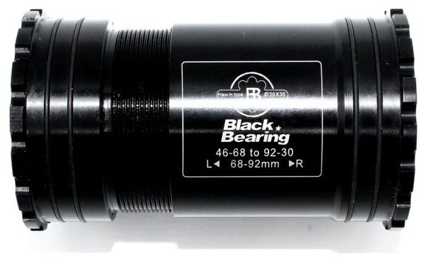 Boîtier de Pédalier Black Bearing PressFit 30