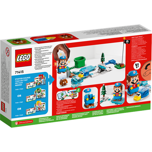 LEGO Super Mario Is-Mario-Dragt Og Frozen World - Udvidelsessæt - 71415