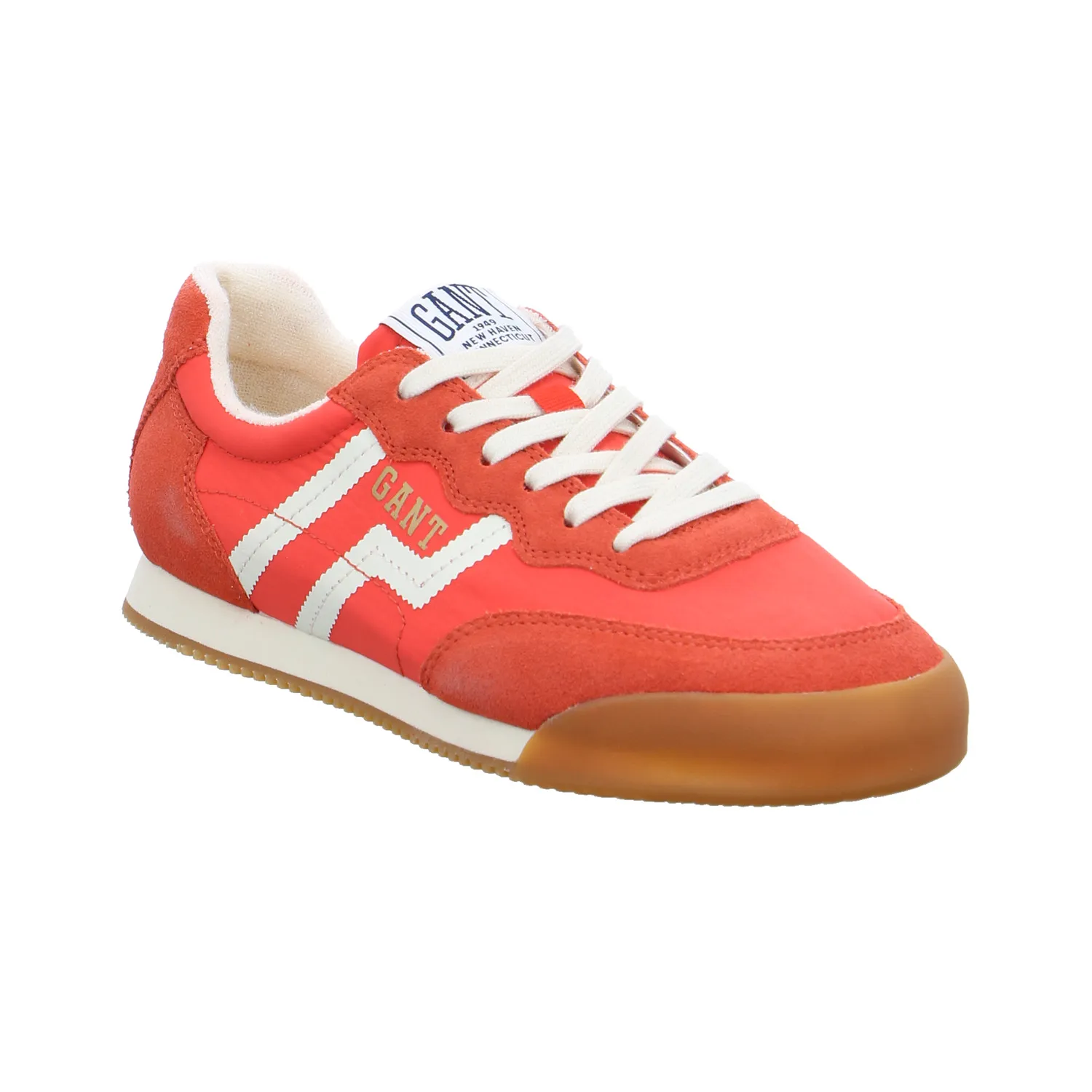 GANT Sneaker Rot Leder  mit Wechselfussbett