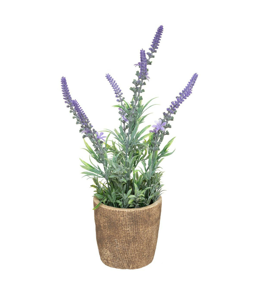 Plante artificielle lavande en pot h 36 cm
