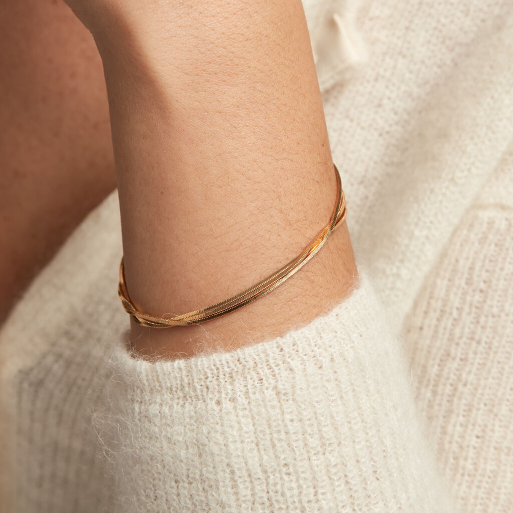 Bracelet Ariane Plaqué Or Jaune