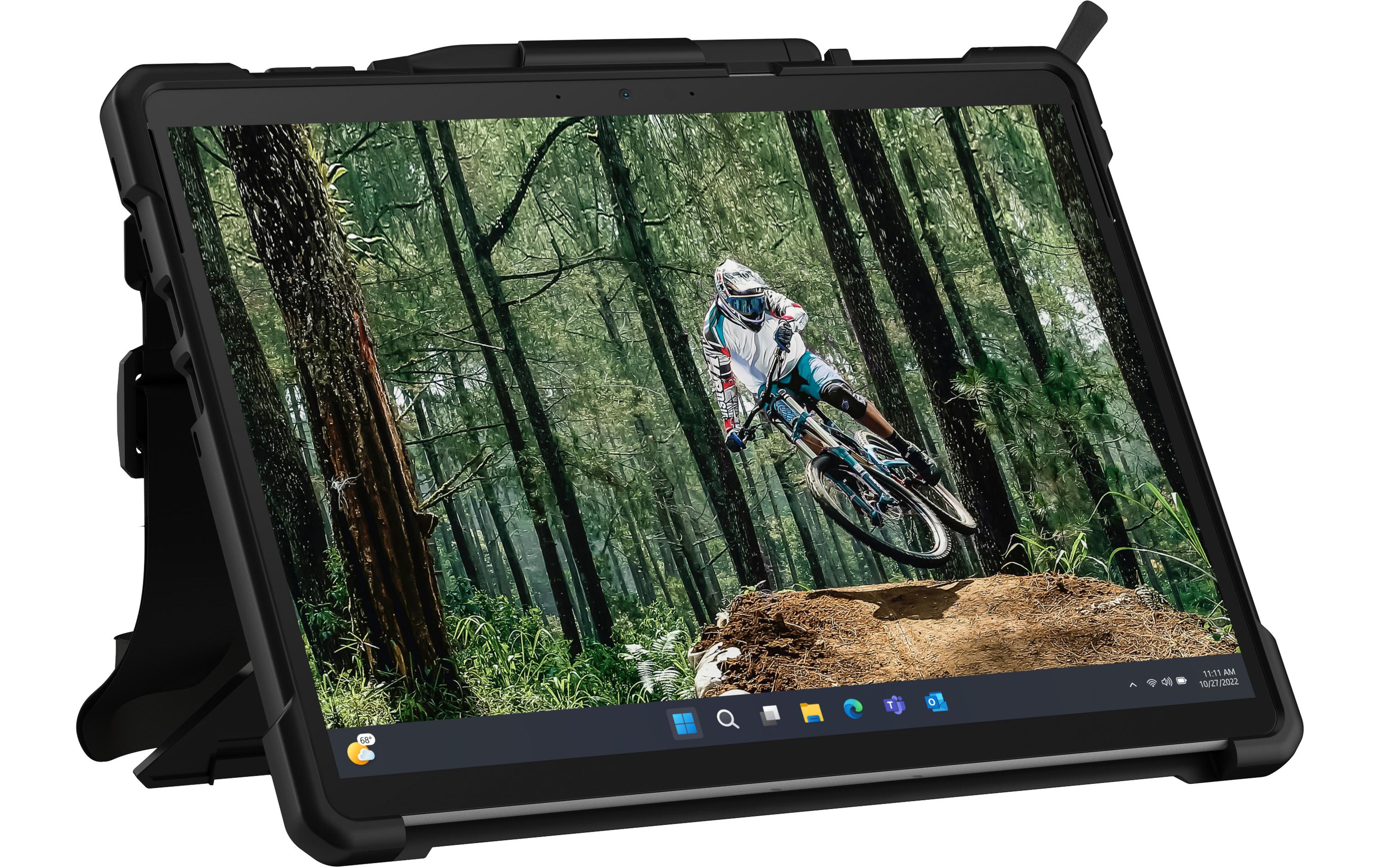 Tablet Back Cover Plasma Surface Pro 9 / 10 / 11Robuste Tablet-Schutzhülle mit Handschlaufe für das Microsoft Surface Pro Pro 9 / 10 / 11