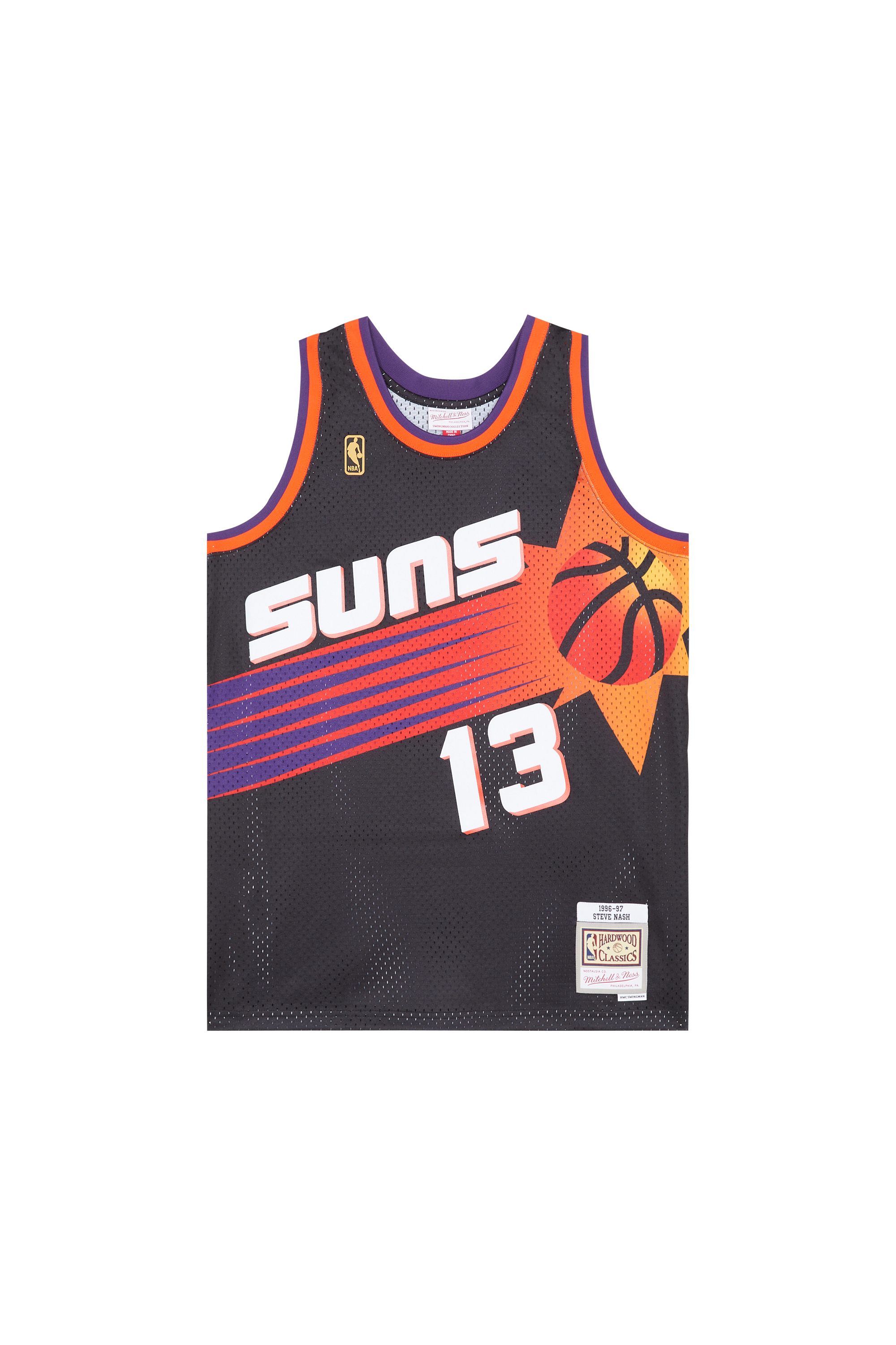 MITCHELL & NESS Maillot  SMJYGS18203-PSUBLCK96SNA Noir