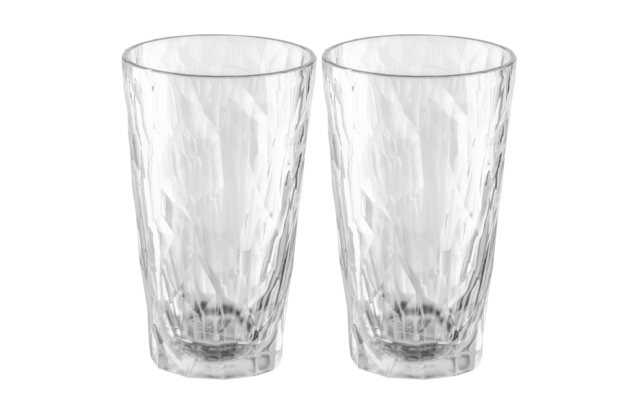 Koziol Longdrink Superglas CLUB No. 6 300 ml 2er Set crystal clear
