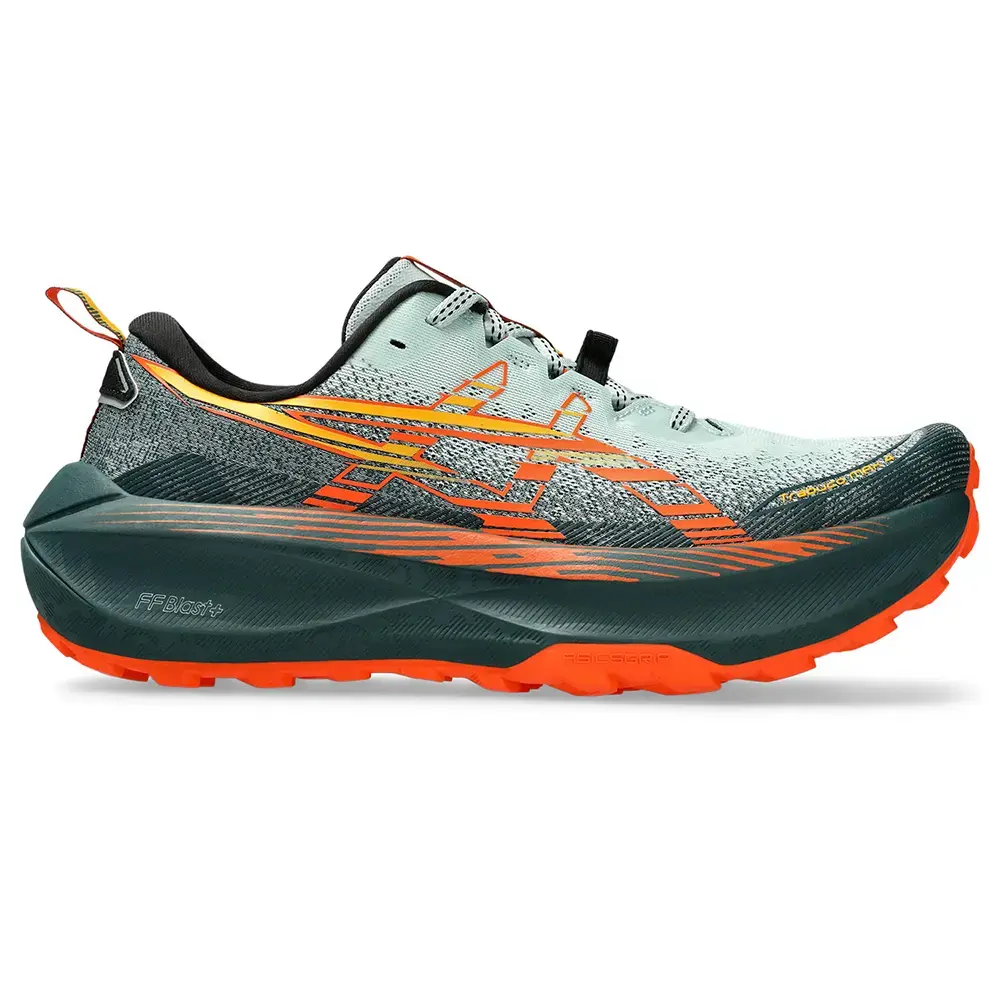 ASICS Trabuco Max 4 Trail Hardloopschoenen Groen/Oranje Heren